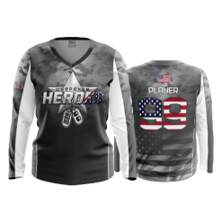 3199 FD Womens V-Neck Longsleeve POP-SLO-UNSPOKEN-HEROES-3