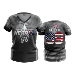 3199 FD Womens V-Neck POP-SLO-UNSPOKEN-HEROES-3