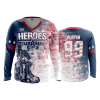 3201 FD Womens V-Neck Longsleeve POP-SLO-UNSPOKEN-HEROES-4