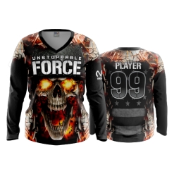 3212 FD Womens V-Neck Longsleeve POP-SLO-UNSTOPPABLE-FORCE