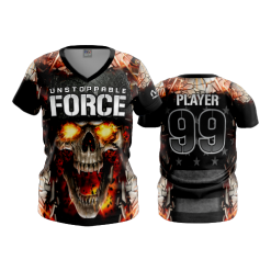 3212 FD Womens V-Neck POP-SLO-UNSTOPPABLE-FORCE