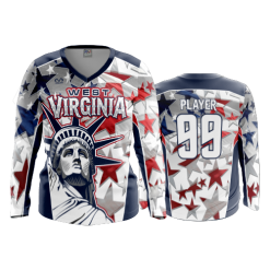 2806 FD Womens V-Neck Longsleeve WV-LIBERTY-BASEBALL-2021-1