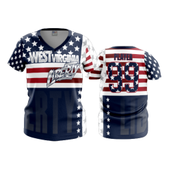 2806 FD Womens V-Neck WV-LIBERTY-BASEBALL-2