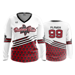2827 FD Womens V-Neck Longsleeve BUCKEYE-ELITE-2