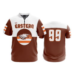 3227 FD Quarter Zip SS - Ribbed Collar EASTERN-PIKE-EAGLES-BBALL-1