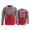 3229 FD Quarter Zip LS - Ribbed Collar WESTFALL-MUSTANGS-BBALL