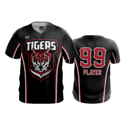 2573 FD ProTek Mens Full Button Down - CL CENTRAL-OHIO-TIGERS-BLK