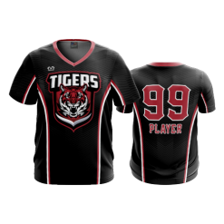 2573 FD Sport V-Neck MENS CENTRAL-OHIO-TIGERS-BLK