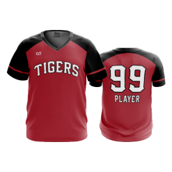 2573 FD Sport V-Neck MENS CENTRAL-OHIO-TIGERS-PIN