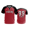 2573 FD MENS 2 BUTTON SCOOP NECK CL CENTRAL-OHIO-TIGERS-PIN