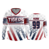 2573 FD Womens V-Neck Longsleeve CENTRAL-OHIO-TIGERS-USA