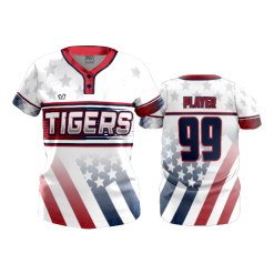 2573 FD WOMENS 2 BUTTON SCOOP NECK CL CENTRAL-OHIO-TIGERS-USA