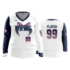 3246 FD Womens V-Neck Longsleeve GC-VIPERS-CAMP-2