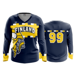 3236 FD Womens V-Neck Longsleeve FINLAND-BOYS-BASKETBALL-2021