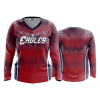 3232 FD Womens V-Neck Longsleeve FSK-EAGLES