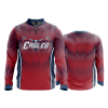 3232 FD Quarter Zip Batting Jacket LS FSK-EAGLES