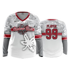 2827 FD Womens V-Neck Longsleeve BUCKEYE-ELITE-2