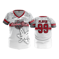 2827 FD Womens V-Neck BUCKEYE-ELITE-2