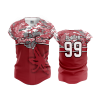 2827 FD Womens Full Button Capsleeve BUCKEYES-ELITE-1