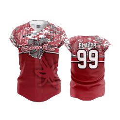 2827 FD Womens Full Button Capsleeve BUCKEYES-ELITE-1