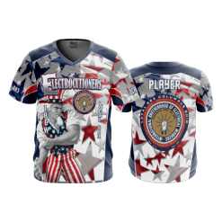 2535 FD Sport V-Neck MENS ELECTROCUTIONERS-1