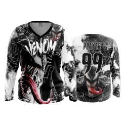 3231 FD Womens V-Neck Longsleeve VENOM-2