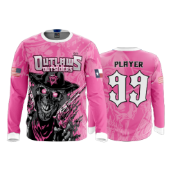 2921 FD Long Sleeve MENS OUTLAWS-AND-OUTSIDERS-WHITE-PINK-1