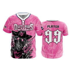 2921 FD MENS 2 BUTTON SCOOP NECK CL OUTLAWS-AND-OUTSIDERS-WHITE-PINK-1