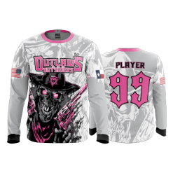 2921 FD Long Sleeve MENS OUTLAWS-AND-OUTSIDERS-WHITE-PINK-2