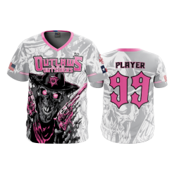 2921 FD Sport V-Neck MENS OUTLAWS-AND-OUTSIDERS-WHITE-PINK-2