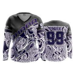 1675 FD Womens V-Neck Longsleeve OHANA-GREY-2