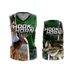 3238 FD Womens V-Neck Sleeveless HOOK-AND-HORN-OUTDOORS-1