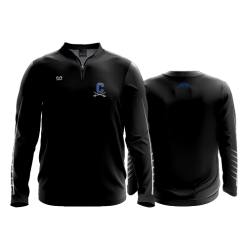 2530 FD Quarter Zip LS - Ribbed Collar - CL
