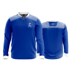 2530 FD Quarter Zip LS - Ribbed Collar - CL
