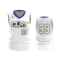 3244 FD Womens V-Neck Sleeveless CLAY-FASTPITCH-2