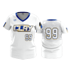 3244 FD Womens V-Neck CLAY-FASTPITCH-2