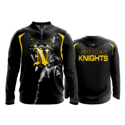 3252 FD Quarter Zip Batting Jacket LS NORTHMOR-WRESTLING