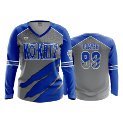 3273 FD Womens V-Neck Longsleeve KO-KATZ-2