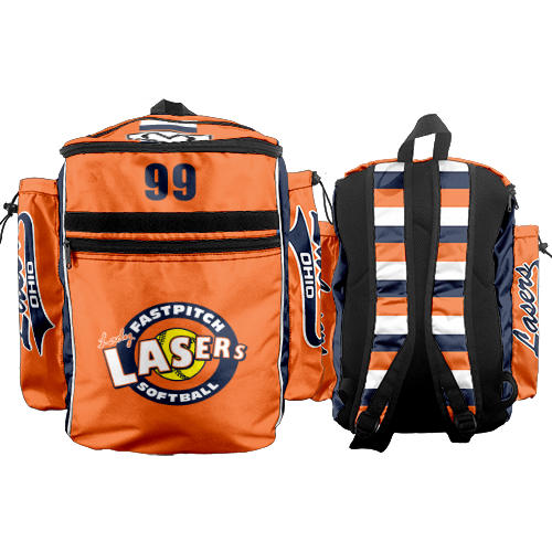 laser orange bag