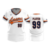 2909 FD Womens V-Neck LASERS-ORANGE-2