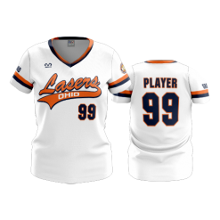 2909 FD Womens V-Neck LASERS-ORANGE-2