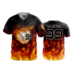 3251 FD ProTek Mens Full Button Down - CL TEXAS-FIREBALLS-1