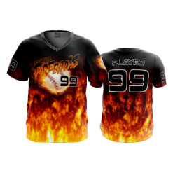 3251 FD Sport V-Neck MENS TEXAS-FIREBALLS-1