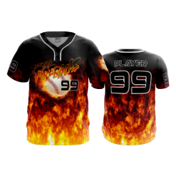 3251 FD MENS 2 BUTTON SCOOP NECK CL TEXAS-FIREBALLS-1