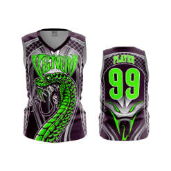 3250 FD Womens V-Neck Sleeveless VENOM-1-FLO INK + $5