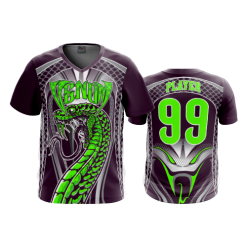 3250 FD Sport V-Neck MENS VENOM-1-FLO INK + $5