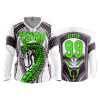 3250 FD Womens V-Neck Longsleeve VENOM-2-FLO INK + $5