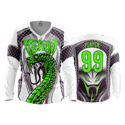 3250 FD Womens V-Neck Longsleeve VENOM-2-FLO INK + $5