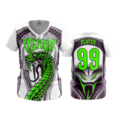 3250 FD Womens V-Neck VENOM-2-FLO INK + $5