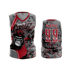 3258 FD Womens V-Neck Sleeveless THRILLA-MAD-GORILLA-1